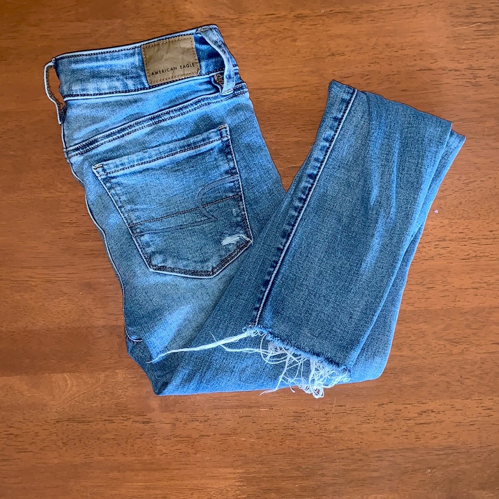 American Eagle Ripped Skinny Jeans